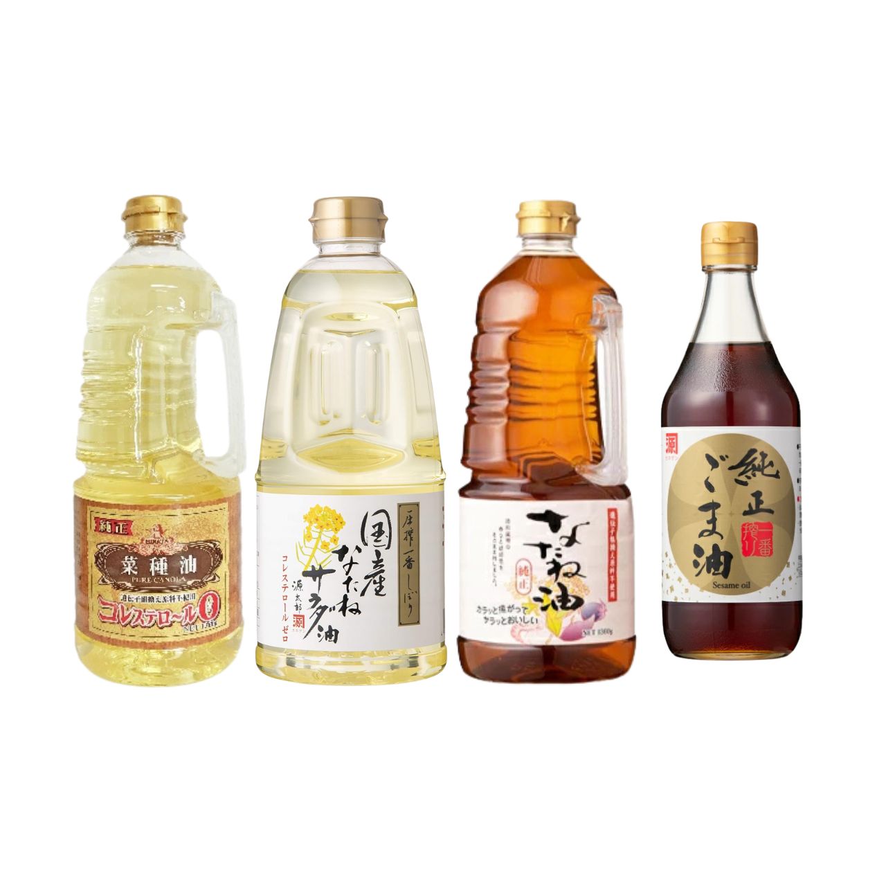 平田産業 赤水 1360g 純正菜種 1360g 国産なたねサラダ油 910g 純正ごま油 一番搾り 450g 計4本 グルメギフト 調味料