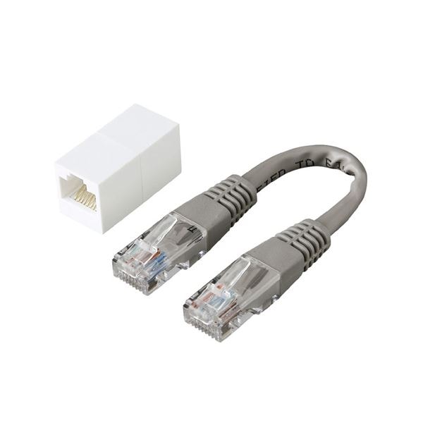 (5個セット) サンワサプライ RJ-45クロス変換キット(エンハンスドカテゴリ5) ADT-EX-CRS5EKX5