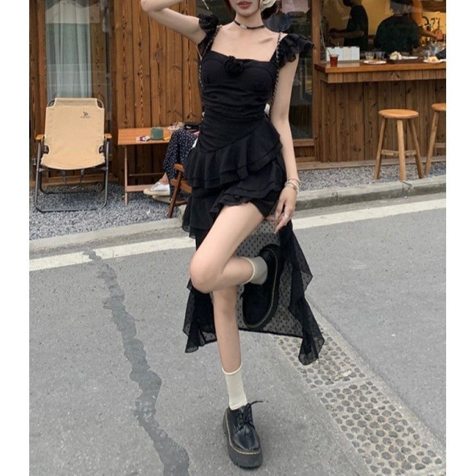 【1つ買うと10つ無料】初代の不規則な白いスリムドレスラブホワイトスリムドレス