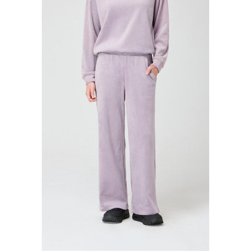 【SET UP】レディースルーズフィットベルベットライクバンディングパンツ TVPNW24562GPI