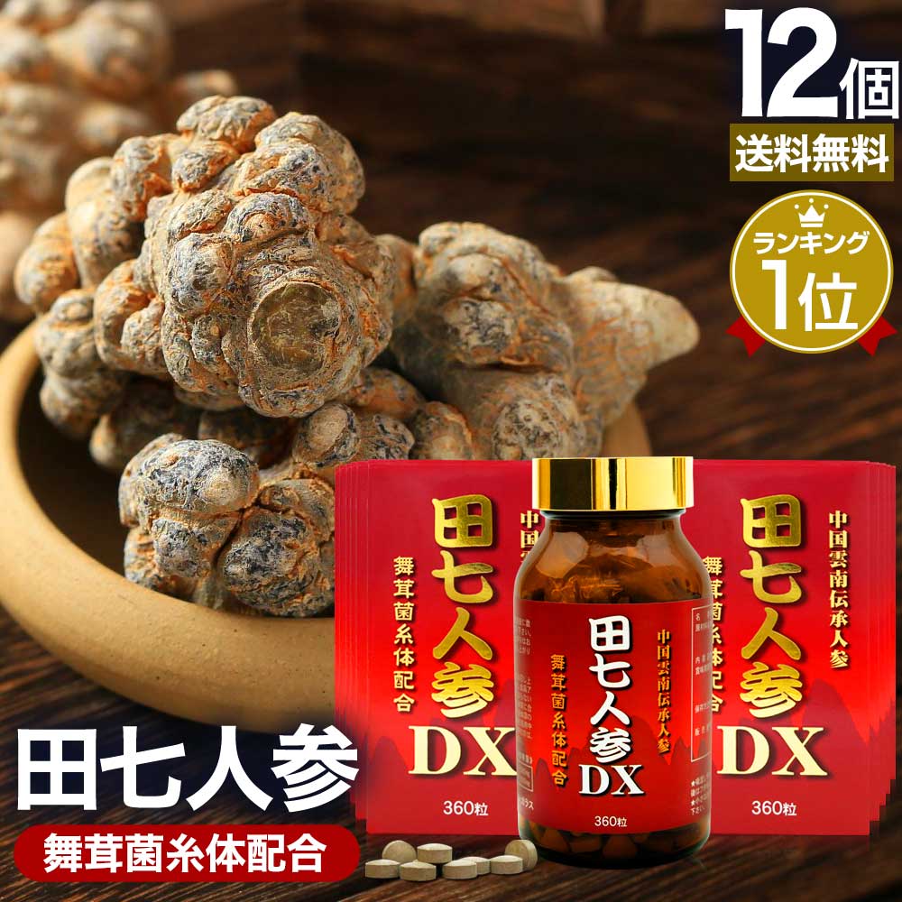 田七人参DX 360粒*12個 約360日分 サプリメント サプリ