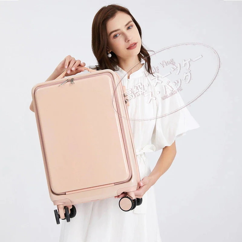 前開きの搭乗箱 Sサイズの搭乗は取り出しやすいサイズ 外観レベルの高いスーツケース 2泊3日のスーツケース サイドホイールキャリーケース カップホルダー フック付き 静音 キャリーケース 出張