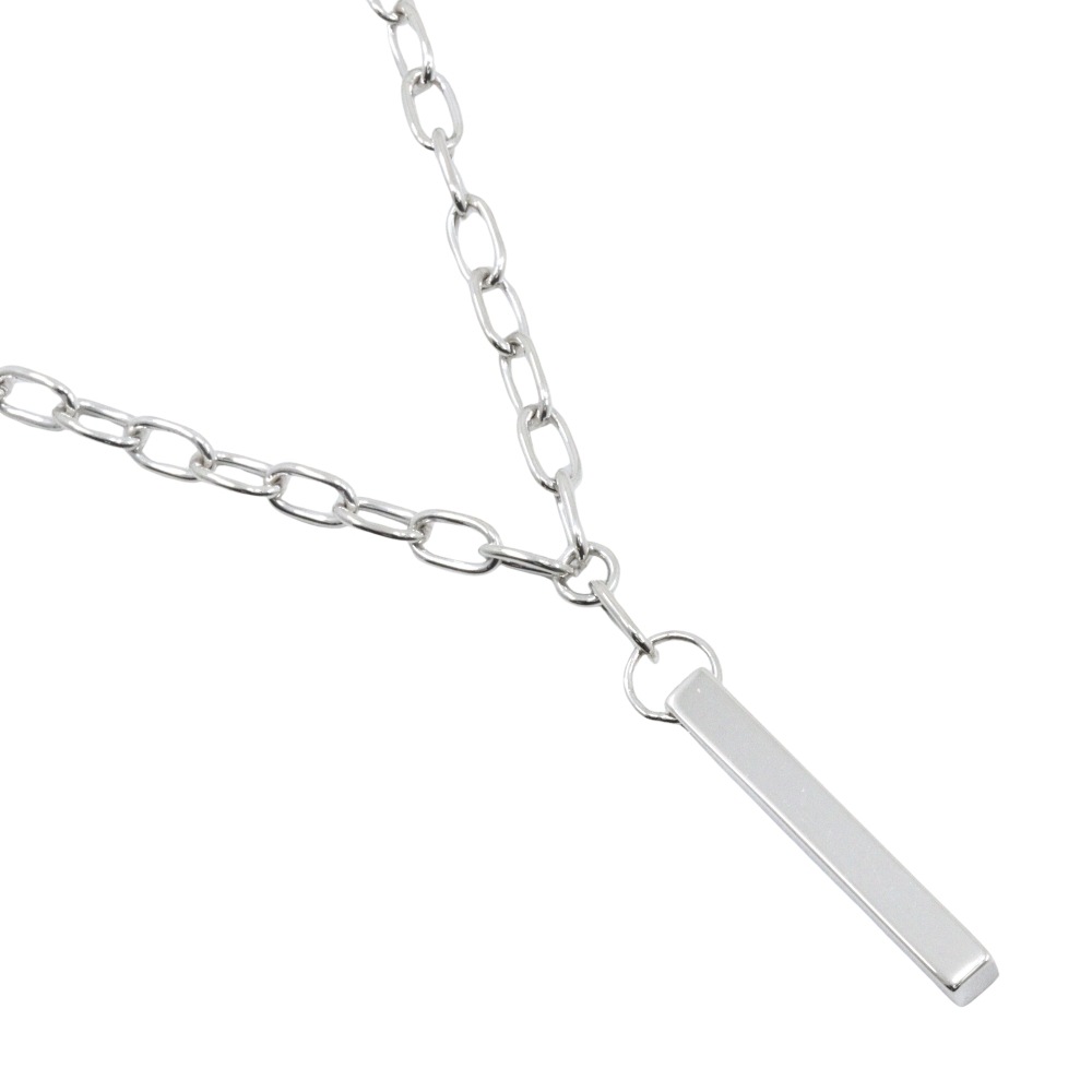バー ネックレス シルバー925 約15.1g ユニセックス 中古品 Aランク