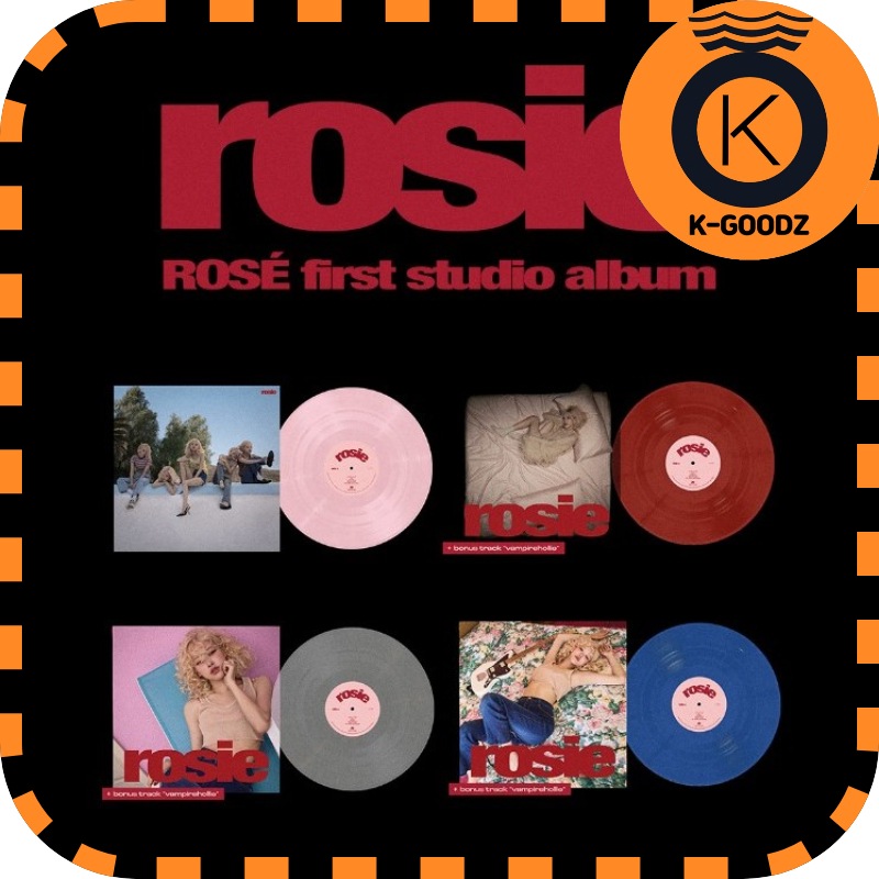 [即日出荷] BLACKPINK ROSÉ ROSIE VINYL (RED/CLEAR/BLUE/PINK)
