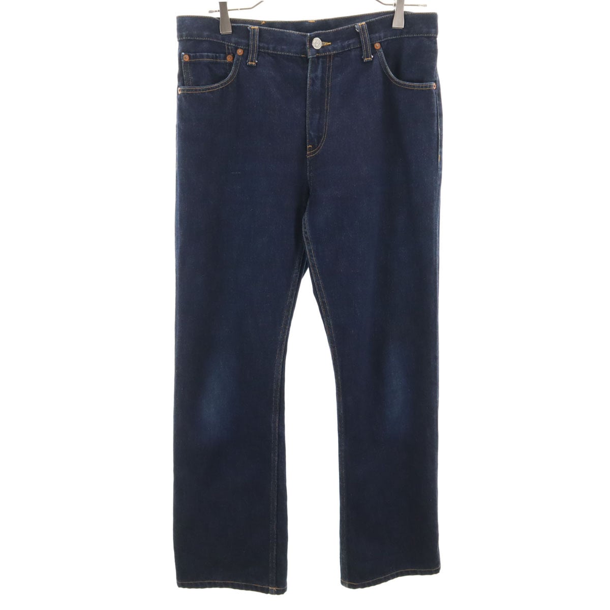 イタリア製 ストレートデニムパンツ 44 インディゴ ジーンズ メンズ 古着