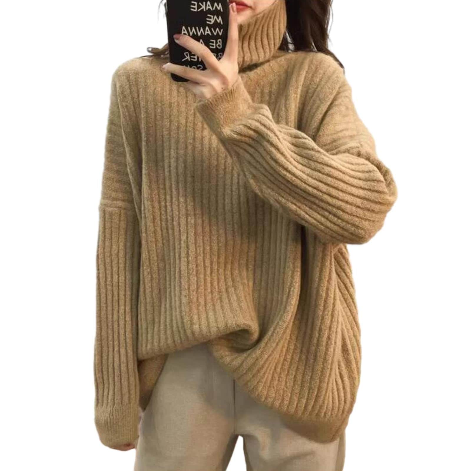 セーター レディース ニット ハイネック上品な柔らかい素材・着痩せ・贅沢な質感 リブ タートルネック シンプル 長袖 着痩 柔らかい トップス おしゃれ 可愛い カジュアル 暖かい 通勤 お出掛け 秋