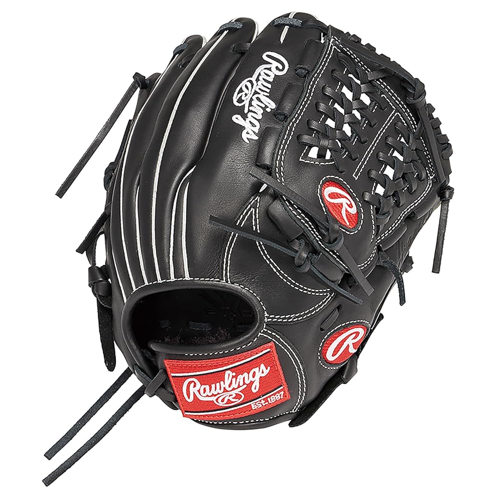 ローリングス(Rawlings) 野球 グラブ グローブ 子供 小人 ジュニア JR.ハイパーテック R9 HYPERTECH [オールラウンド用] サイズ L GJ4R9N6L1 ブラック 右投用
