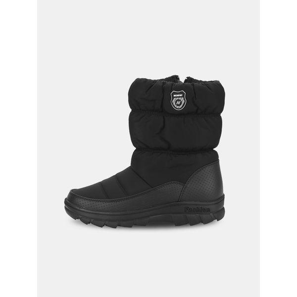 女性用厚底冬靴保温シューズミドルパディングブーツ防寒靴LWS372_P412586478