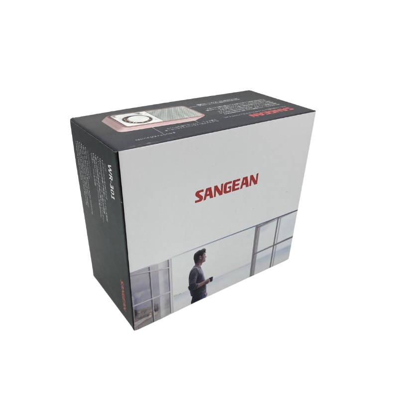 中古 SANGEAN FMラジオ対応 ブルートゥーススピーカー チェリー WR-301