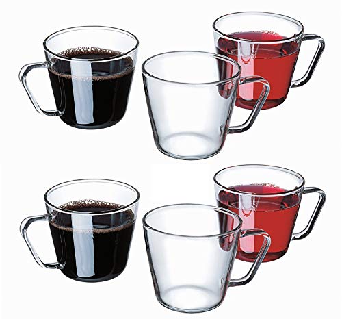 チェコ製 耐熱ガラス 食洗機対応 SIMAXサイマックス ルナ ティーカップ６個セット