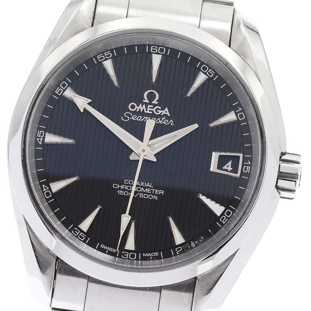 オメガ OMEGA 231.10.39.21.01.001 シーマスター アクアテラ デイト コーアクシャル 自動巻き メンズ _894459【中古】