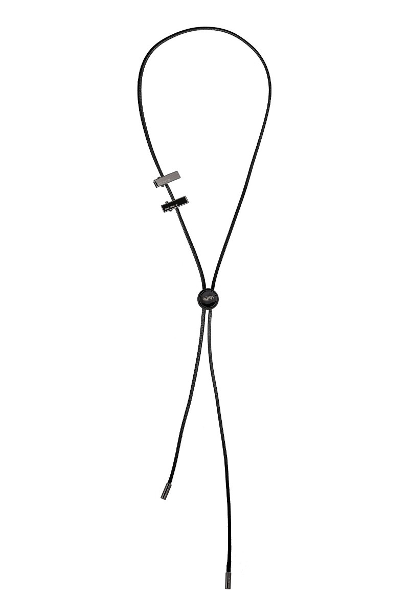 【SENTIMENTS】 NO.481 [BLACK] CIRCLE CODE LOCK NECKLACE