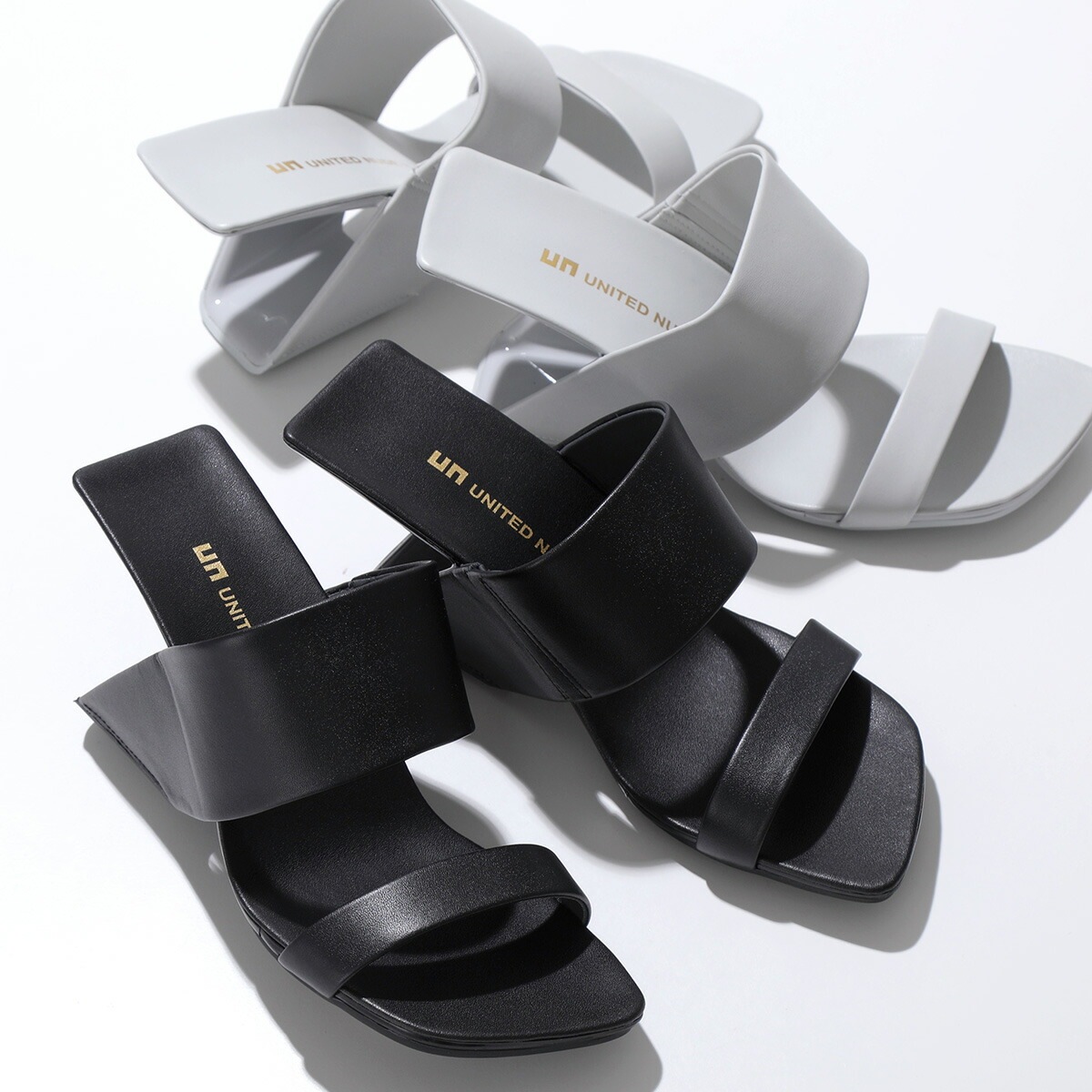 UNITED NUDE ユナイテッドヌード サンダル Loop Hi レディース ミュール ヒール シューズ 靴 カラー2色