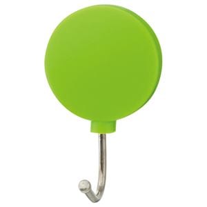 （まとめ） TANOSEE カラーマグネットフック スイング 耐荷重約1kg 緑 1個 (×40セット)