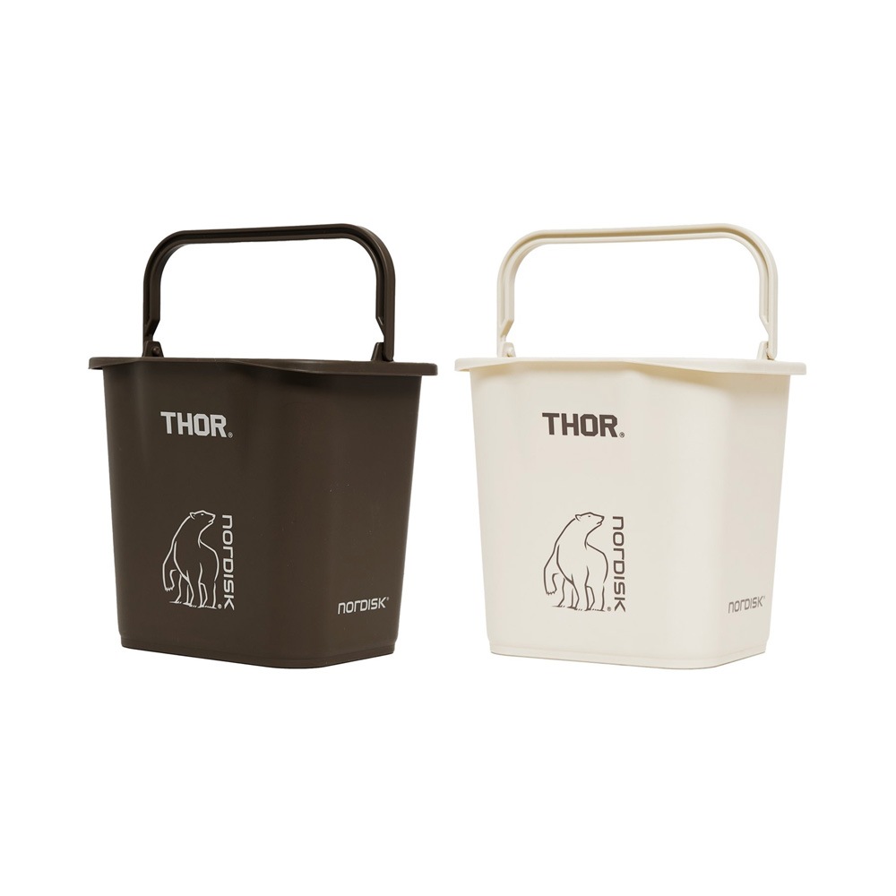 ノルディ x THOR コラボ 収納ボックス 4.7L ダークキャメル + ライトベージュ SET 韓国限定商品