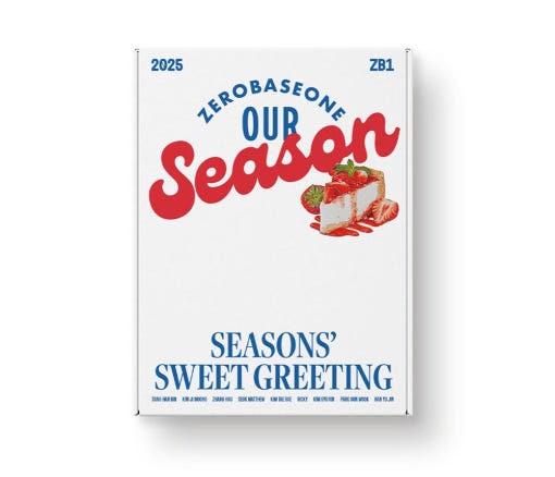 ZEROBASEONE ZB1 - 2025 Season Greeting OUR Season シーグリ 韓国版 新品未開封