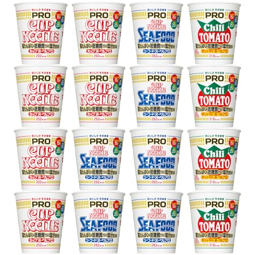 カップヌードルPRO 3種アソート(計16個) 高たんぱく & 低糖質 日清食品 カップ麺 詰め合わせ 箱買い