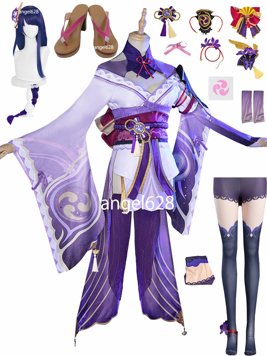 原神project（げんしん） Genshin Impact 雷神バアル 雷電将軍 コスチューム