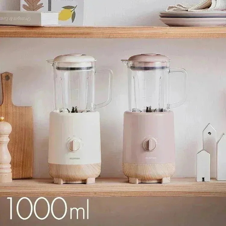 ミキサー スムージー 氷も砕ける 1000ml IJM-S101-C ジューサー オシャレ ギフト プレゼント 離乳食 ブレンダー 洗いやすい 6枚刃 ジュース [安心延長保証対象]