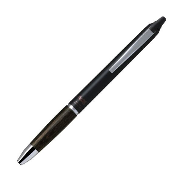 （まとめ） パイロットゲルインキボールペン フリクションボールノックゾーン 極細0.5mm ブラック （軸色：ダークブラウン） LFBKZ-2SEF-DBN1本 (×3セット)