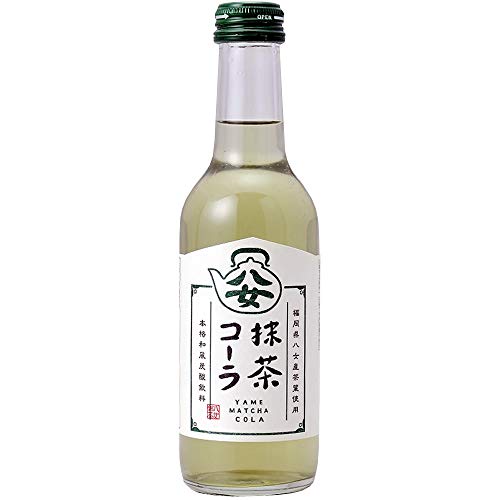友桝飲料 八女抹茶コーラ 245ml×24本