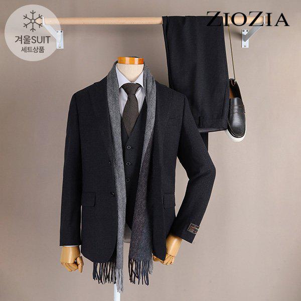 [] グレーカシミアブレンドストレッチスーツセット (AAC4SB1401_AAC4SP1401_CGR)