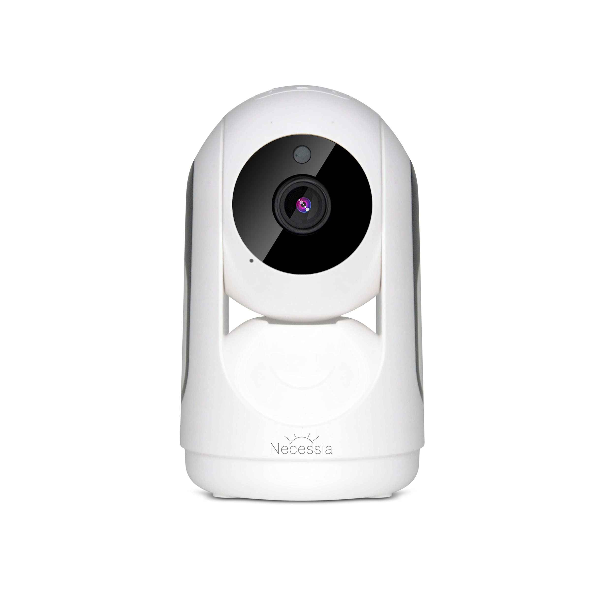 【ネット限定】Necessia ネットワークカメラ 双方向通話 1080p フルHD WiFi 赤外線ナイトビュー 動作検知アラート機能 防犯カメラ/ペットカメラ/見守りカメラ/ベビーモニター スマホ