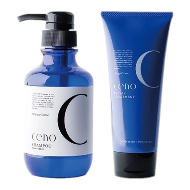 [国内正規品]オレンジコスメ セノ プロテオシャンプーPR＋リペアトリートメントCR 350ml+200ｇ Orange Cosme シャンプー