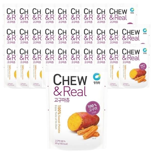 チョンジョンウォン チュアンリアルさつまいもチュー 60g 30個