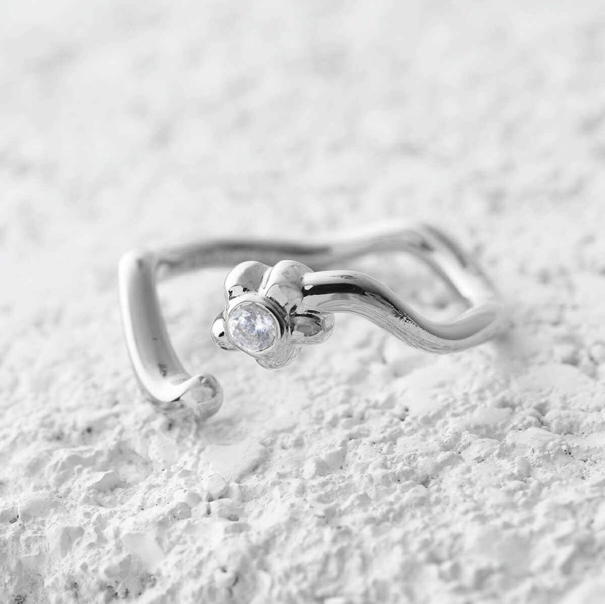 MARIA BLACK マリアブラック リング Linnea Ring リネア 500457AG レディース 指輪 オープン シルバー925 ジルコニア アクセサリー Silver-HP