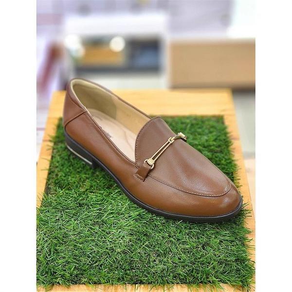 セーブゾーン04 女性コンフォートセミドレスゴールド装飾ペニーローファー 短靴 FFN421,FN422 (S9490119)