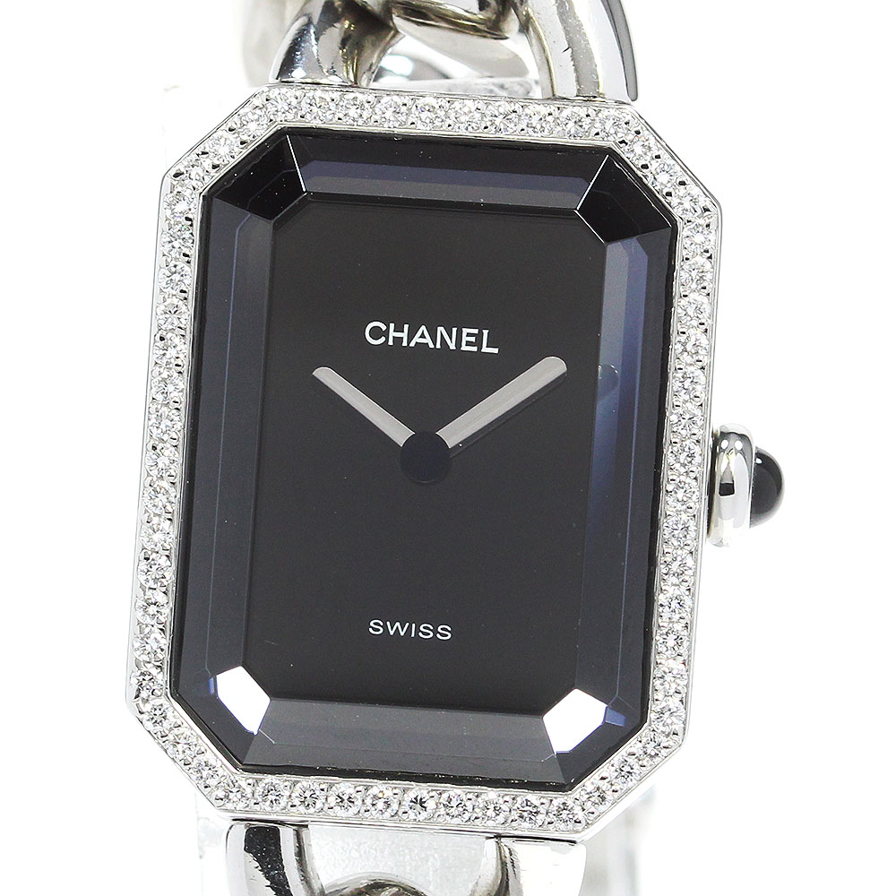 シャネル CHANEL H3252 プルミエール ダイヤベゼル XLサイズ クォーツ レディース 良品 _839858【中古】