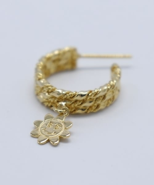 BONBEAU フラワー スマイル ホープ ピアス