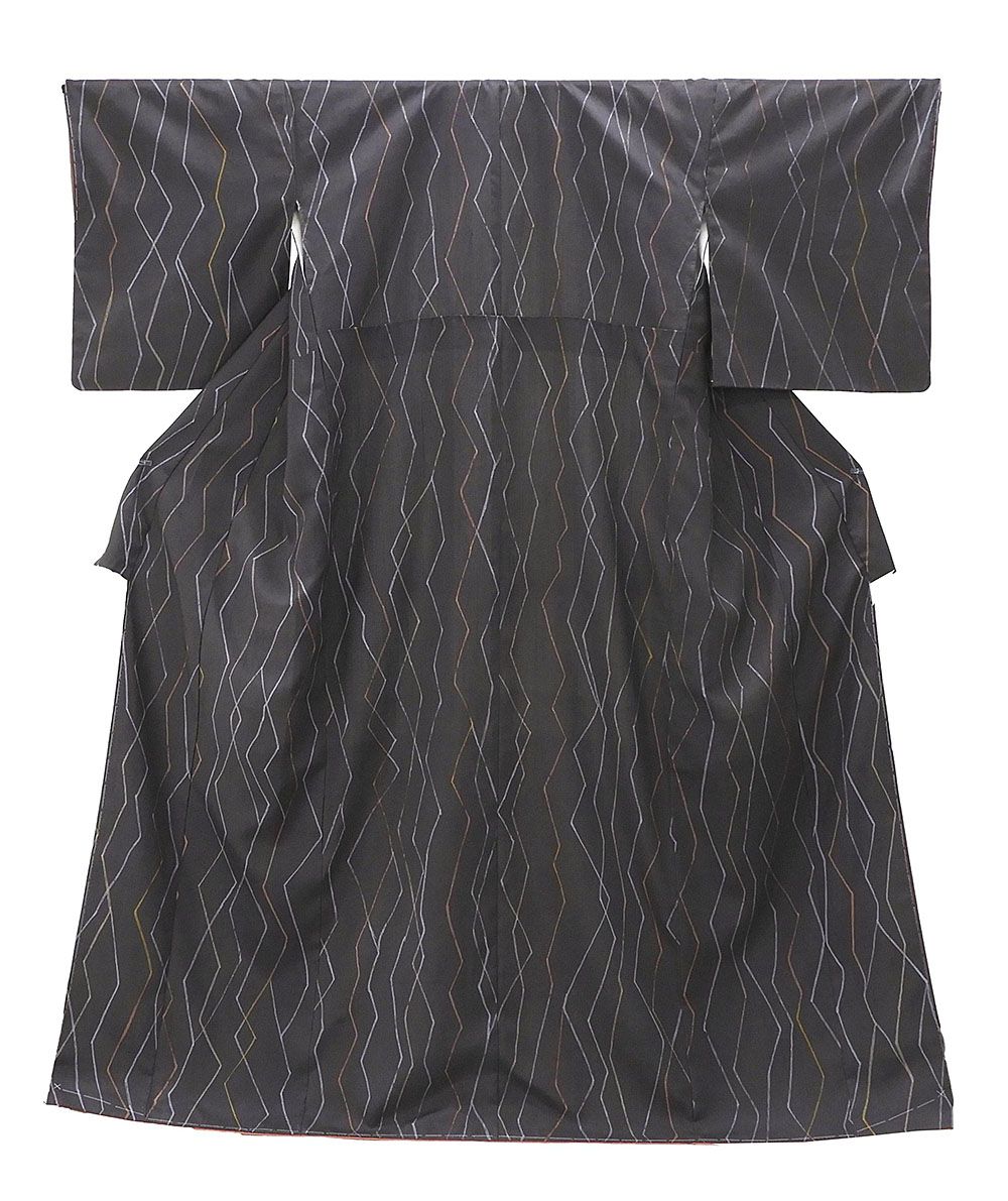 紬 未着用超美品 正絹 幾何模様 身丈167cm 裄丈67cm 紬 未使用 新古品 着物 カジュアル d0565 紬 未着用超美品 正絹 幾何模様 身丈167cm 裄丈67cm 紬 未使用 新古品