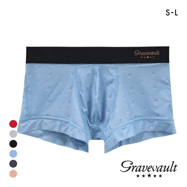グレイブボールト STAR STUDS ローライズ ボクサーパンツ SML メンズ 前閉じ 日本製