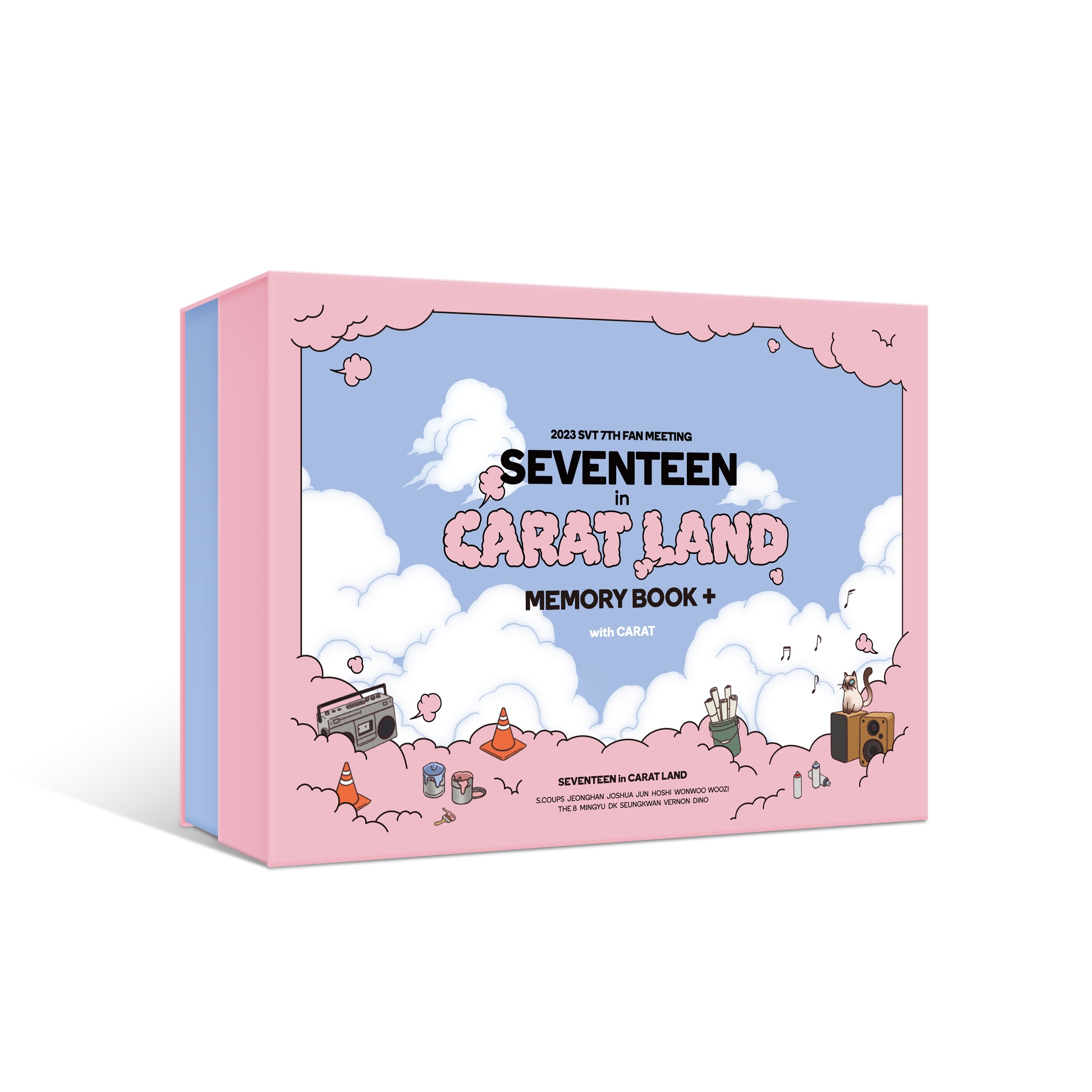 [MEGA] 2023 SVT 7TH FAN MEETING SEVENTEEN in CARAT LAND MEMORY BOOK+ DIGITAL CODE(日本語字幕) 当店特典