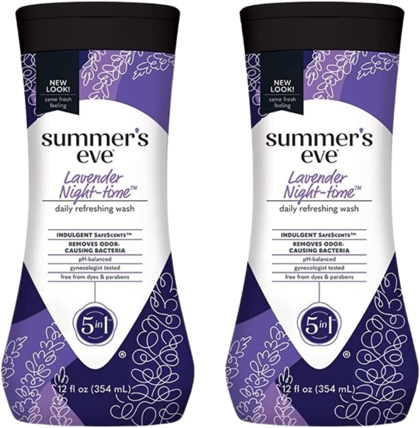 2個セット+おまけ Summers Eve サマースズイブ 5 in 1 Cleansing Wash for Sensitive Skin サマーズイブ フ ack ラベンダーナイトタイム354ml