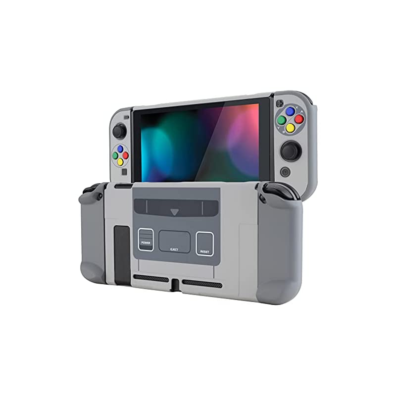 Switchコンソール用バックカバー分離可能プロテクター【SFC SNESクラシックEUスタイル】