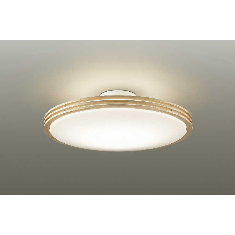 大光電機　LED間接光シーリングライト 12畳 昼光色～電球色 リモコン付属 カジュアルオーク　DXL-81385