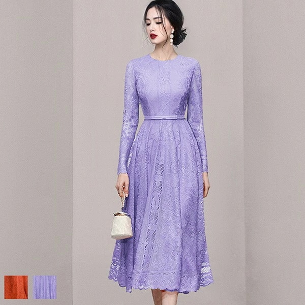 パーティードレス 結婚式 ワンピース ロング丈 フォーマルドレス 50代 大きいサイズ ドレス セレモニー 大きめ 親族 レース 袖あり 成人式 同窓会 お呼ばれ ミセス 20代 30代 40代 60