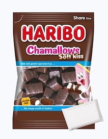 ハリボー チョコマシュマロ chamallows 200g オリジナルティッシュ付き