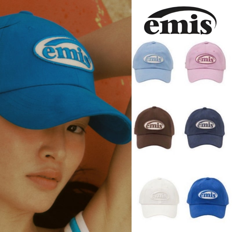 aeae】 WEB LOGO TWO TONE BALL CAP : WHITE/PINK キャップ