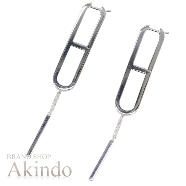 【新品・未使用】エルメス ピアス エヴァー シェーヌダンクル レディース シルバー925 Ag925 アクセサリー ジュエリー HERMES おしゃれ エルメス ブランド 定番 人気 プレゼント ギフ