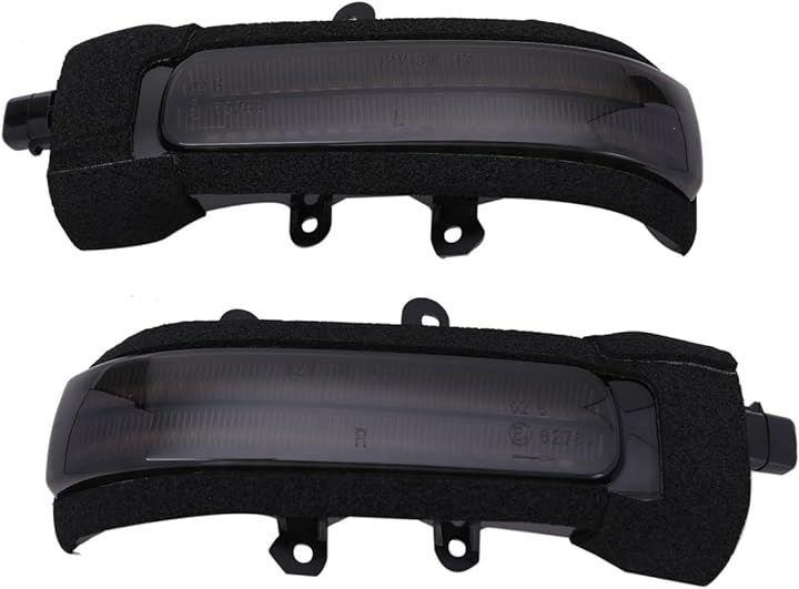 トヨタ 用 流れる 点滅 切替 LED ドア ミラー ウインカー レンズ シーケンシャル ウィンカー エスティマ 50系 ハイブリット 20系 ヴェルファイア ACR(スモークレンズ)