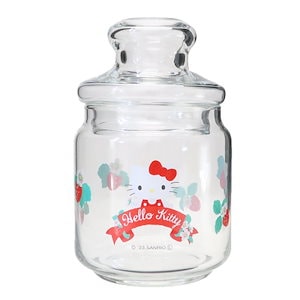 Qoo10] サンリオ ハローキティ 保存容器 ガラスキャニスタ