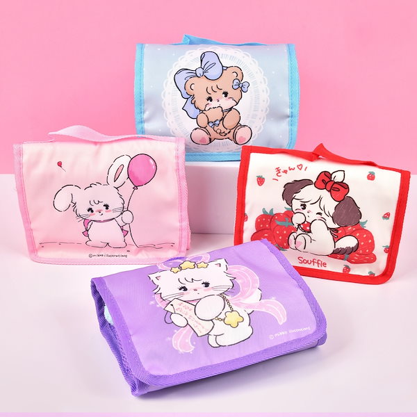 53B-2+2おとめちっく昭和♥レトロガールファスナーポーチキャンディ