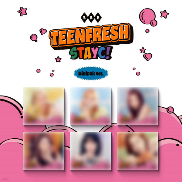 STAYC TEENFRESH (3rd mini album) Set (Digipak Ver. 6 albums)