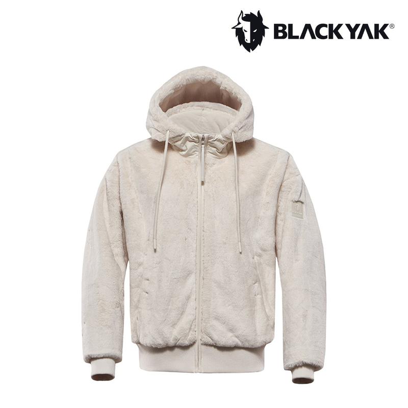 女性用 Mセーブルフリースフードジャケット2 袖と裾の絞り ブルゾン風 1BYJKF3504