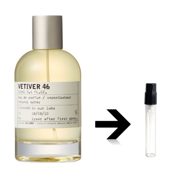 10ml ベチバー 46 オード パルファム LE LABO ル ラボ ルラボ アトマイザー 量り売