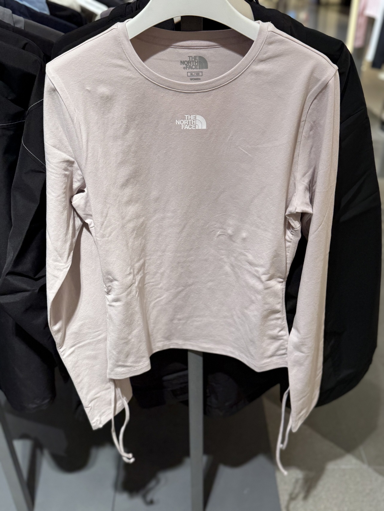 韓国正規品保証 関税負担なしNT7TR80J WS SHIRRING L S R TEEデイリー 基本 着装 男子 女子 人気 韓国 ファッション 男女共用 アウトドア